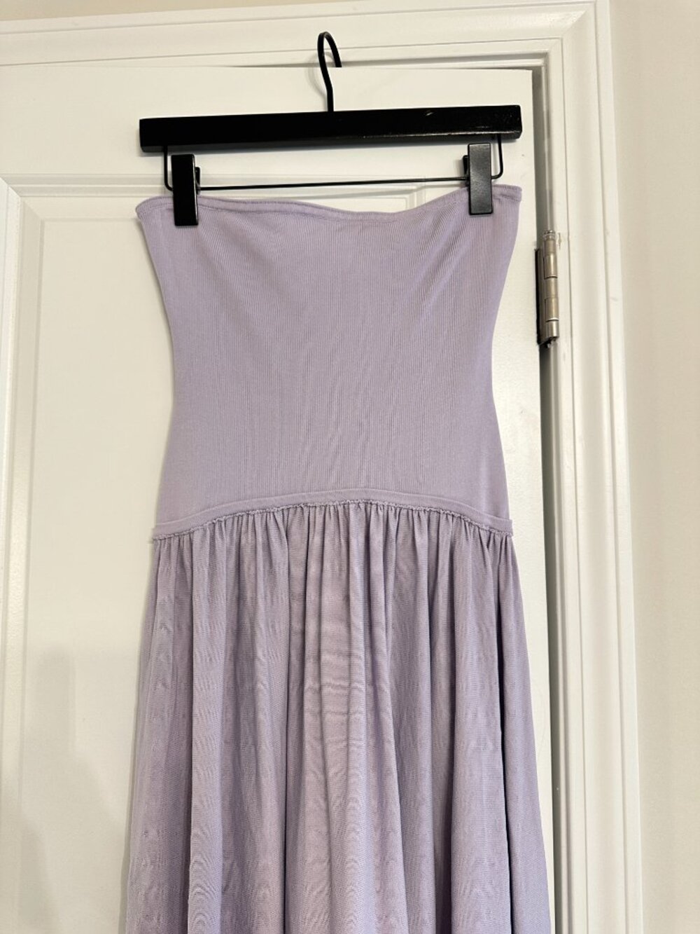 SOLID & STRIPED The Strapless Soglio Dress in Lilac Pastel Size Small - Picture 5 of 8